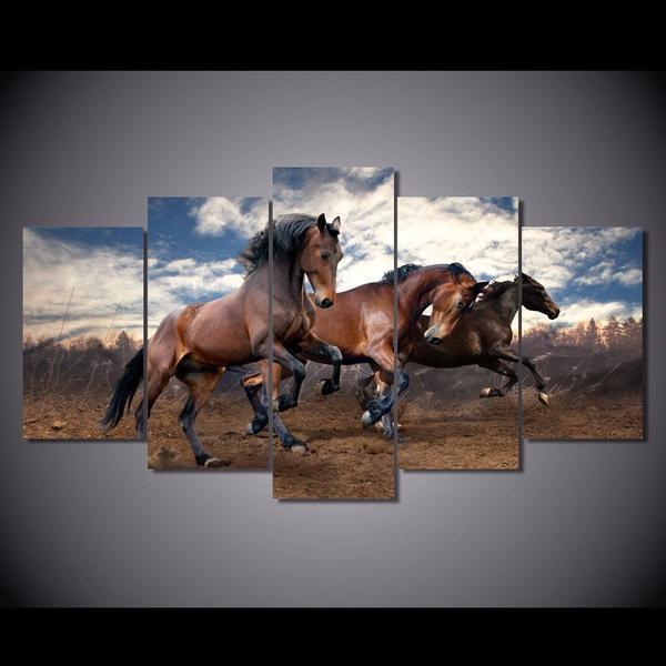 Wild Horses – Animal Canvas Wall Art