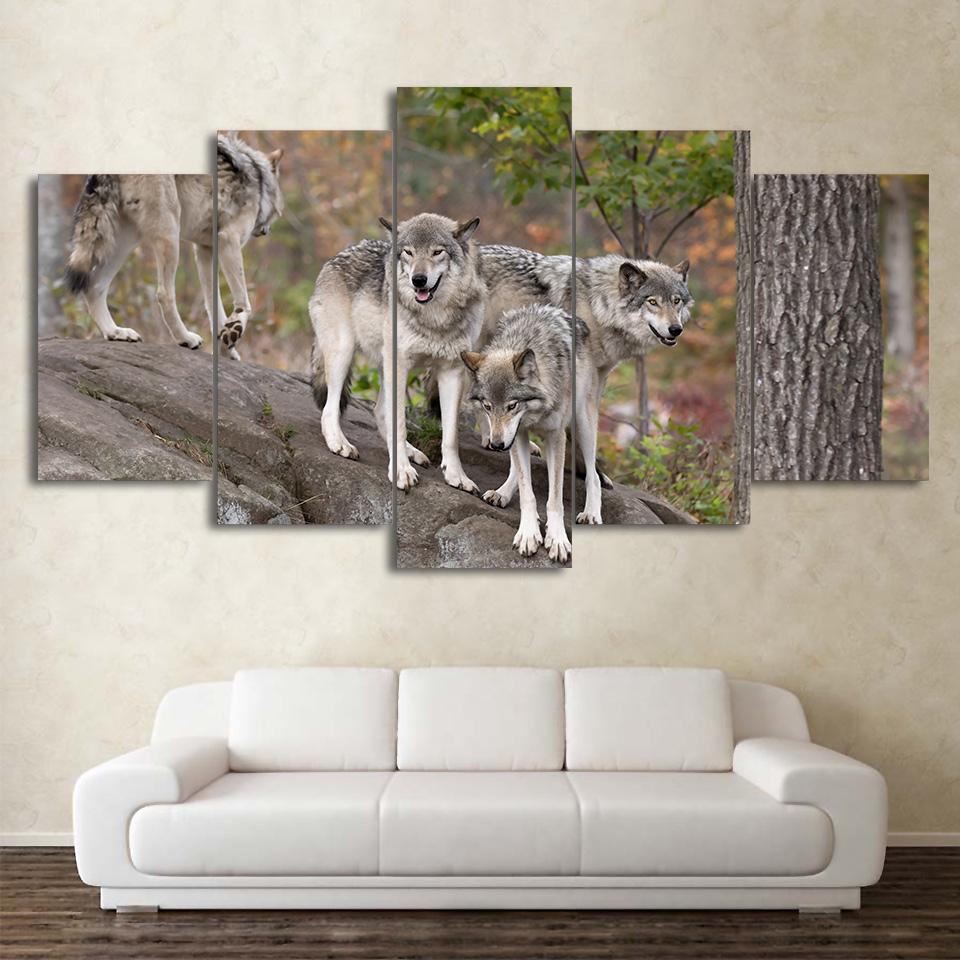 Wild Wolf 3 – Animal Canvas Wall Art