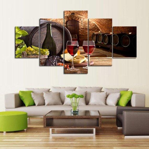 Wine Cellar Tasting – Wine Canvas Wall Art