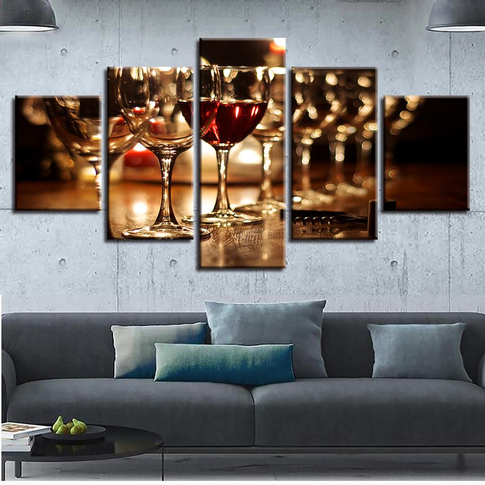 Wine Glass – Wine Canvas Wall Art