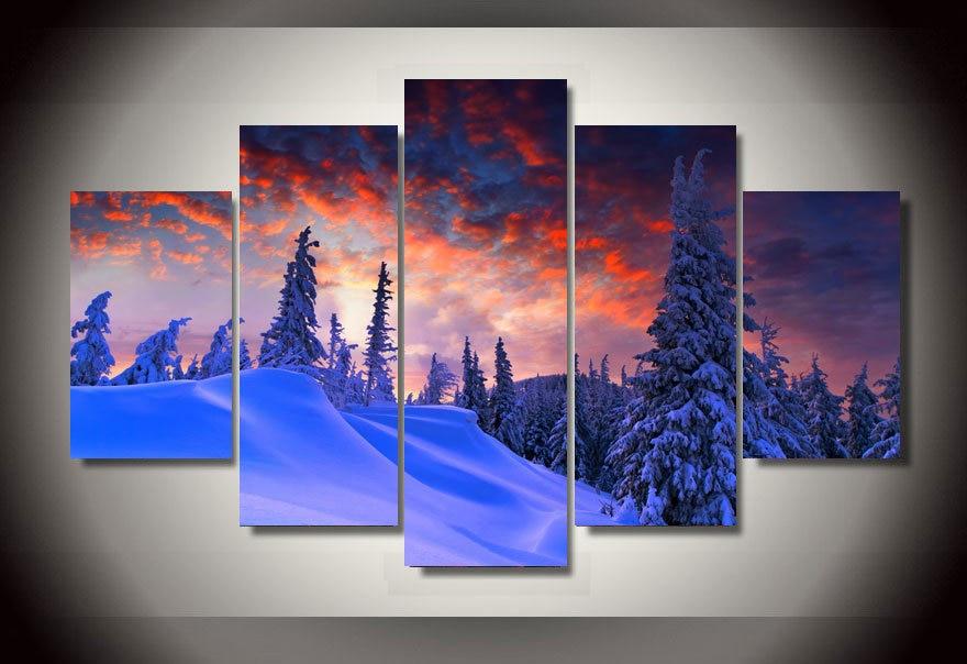 Winter Snow – Nature Canvas Wall Art