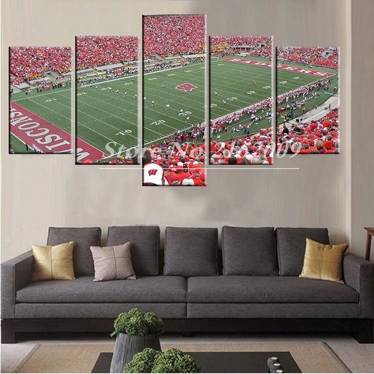 Wisconsin Badgers Camp Randall Stadium – Sport Canvas Wall Art