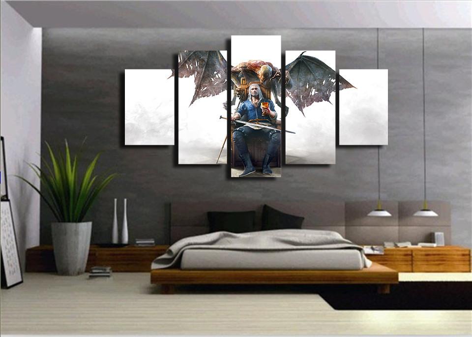 Witcher Characters – Gaming Canvas Wall Art