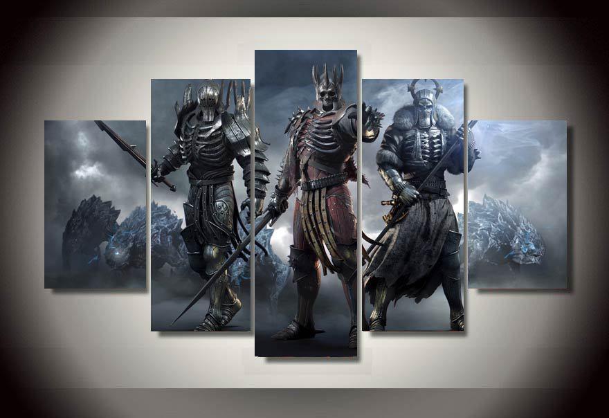 Witcher Of The Wild Hunt Generals – Movie Canvas Wall Art