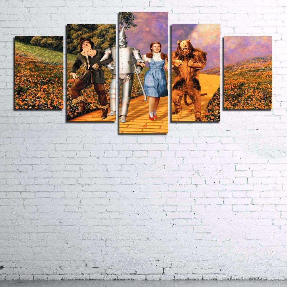 Wizard Of Oz Movie Characters Movie – Canvas Wall Art