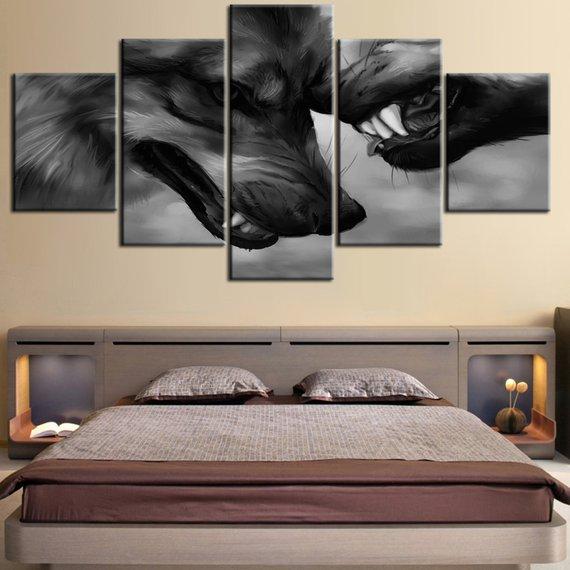 Wolf 12 – Animal Canvas Wall Art