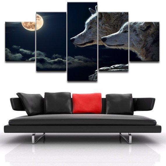 Wolf 13 – Animal Canvas Wall Art