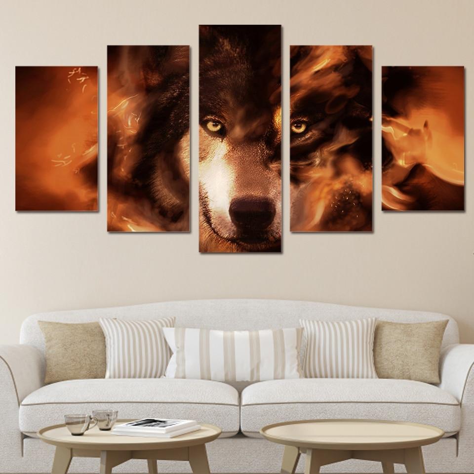 Wolf 17 – Animal Canvas Wall Art
