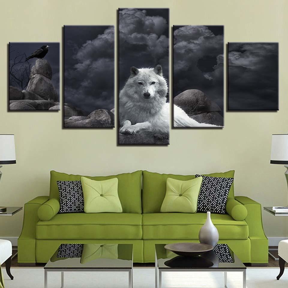 Wolf 19 – Animal Canvas Wall Art
