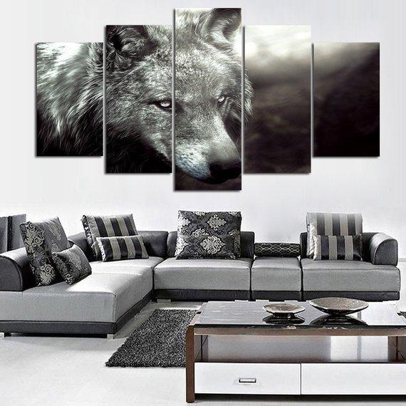 Wolf 9 – Animal Canvas Wall Art