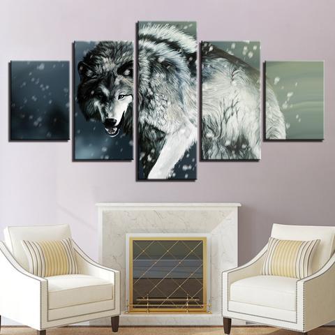 Wolf Frames – Animal Canvas Wall Art