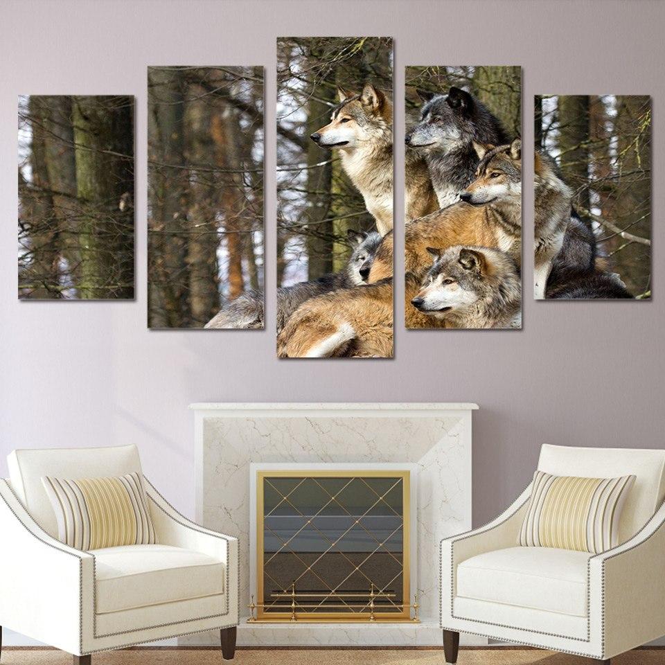 Wolf Pack 1 – Animal Canvas Wall Art