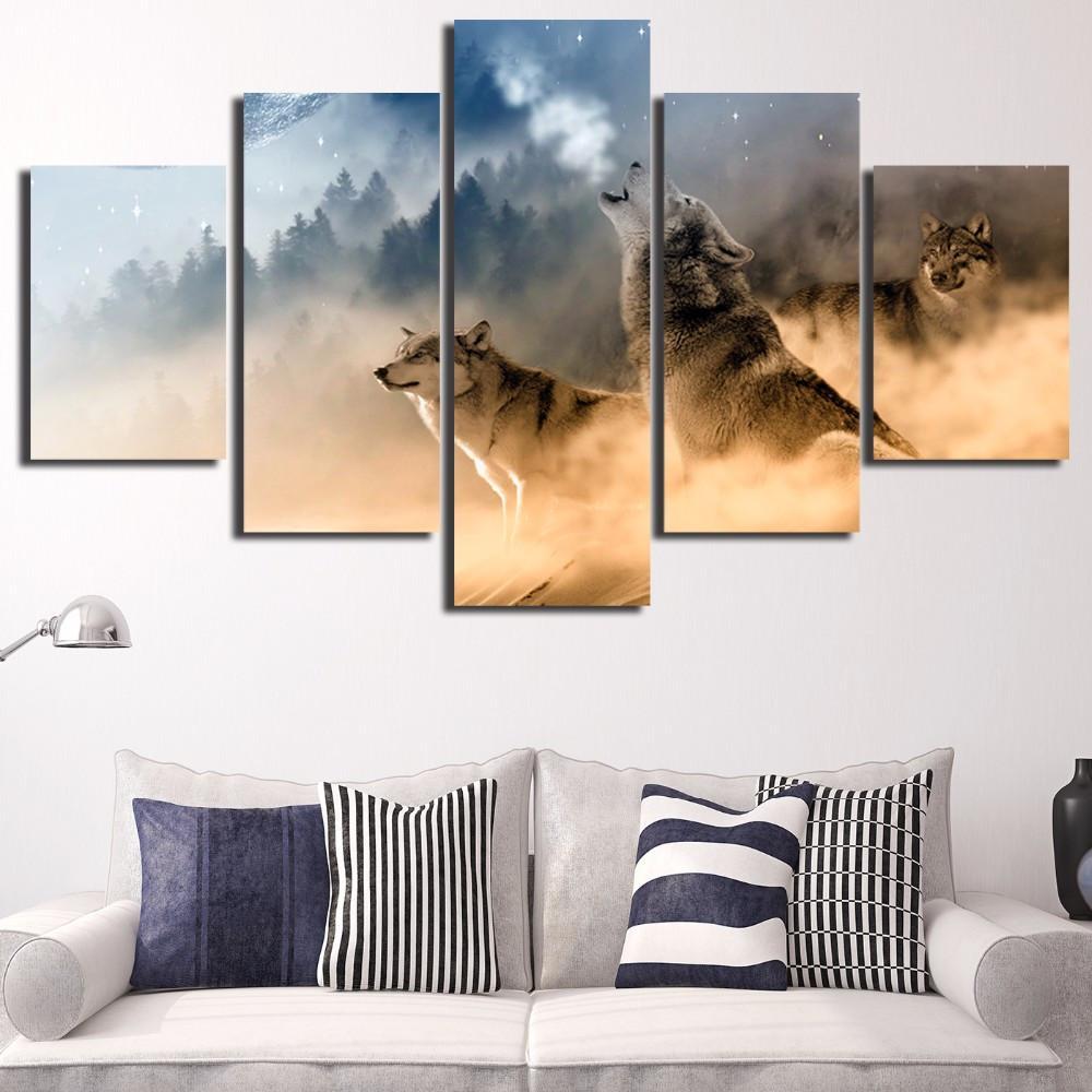 Wolf Pack – Animal Canvas Wall Art