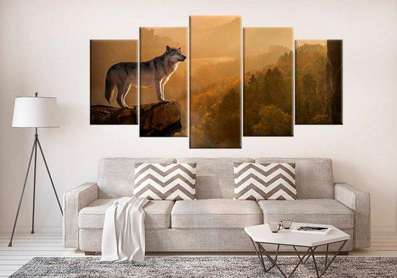 Wolf Wild Life – Animal Canvas Wall Art
