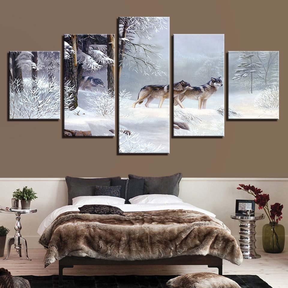 Wolfs 18 – Animal Canvas Wall Art