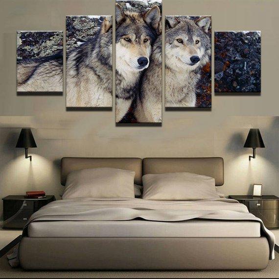 Wolves 4 – Animal Canvas Wall Art