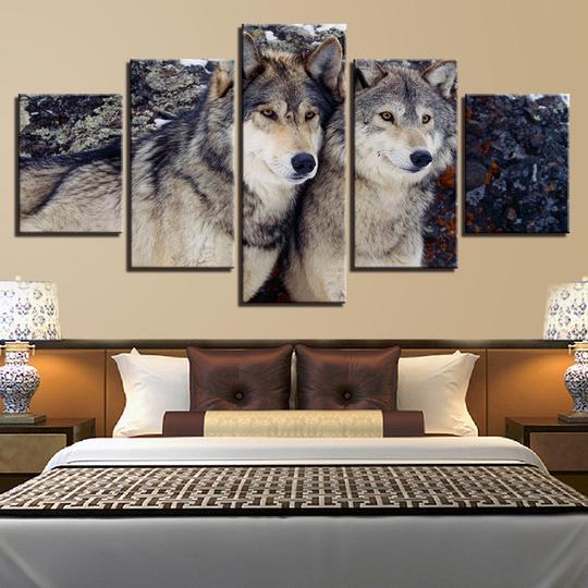 Wolves – Animal Canvas Wall Art