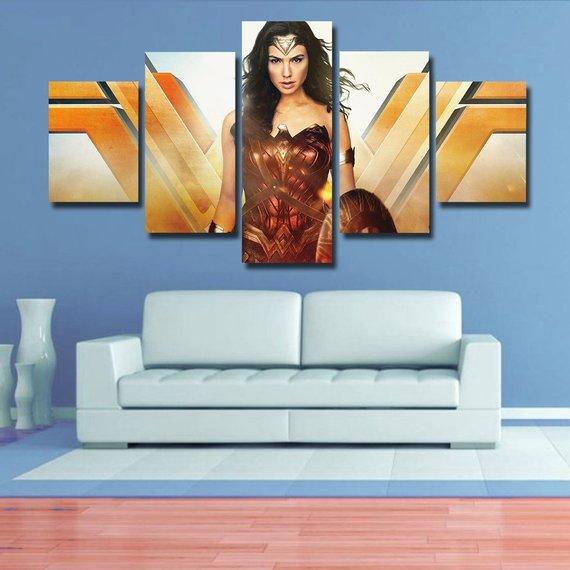 Wonder Woman V – Dc Canvas Wall Art