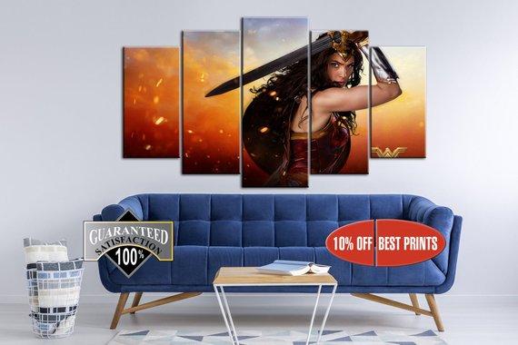 Wonder Women 4 – Dc Canvas Wall Art