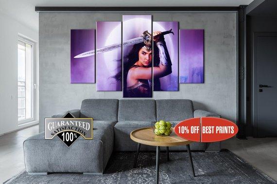 Wonder Women Superheroes – Dc Canvas Wall Art