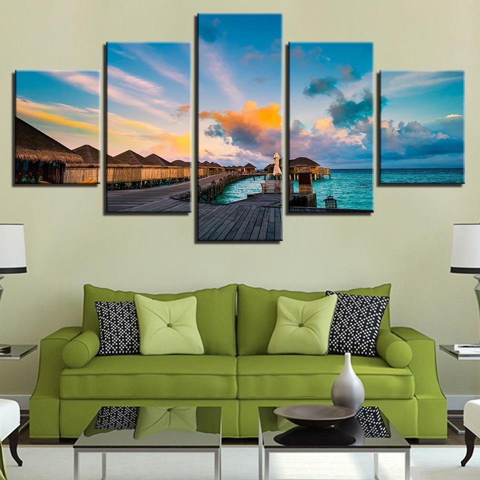 Wood House – Nature Canvas Wall Art