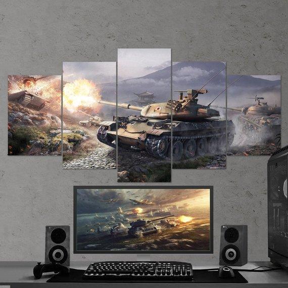 World Of Tank 01 – Gaming Canvas Wall Art