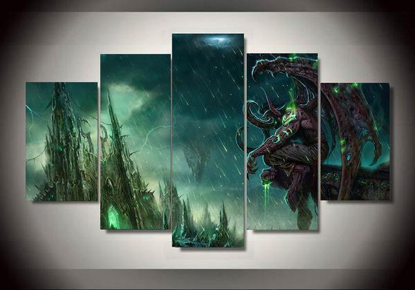 World Of Warcraft 1 – Gaming Canvas Wall Art