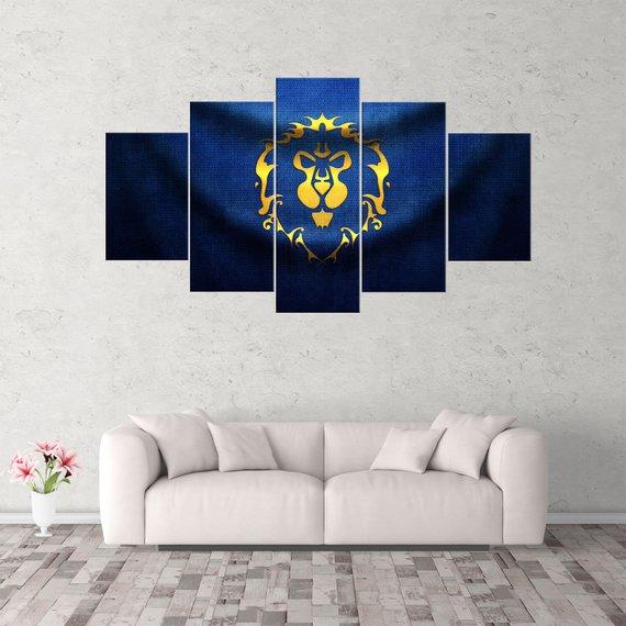 World Of Warcraft Alliance – Gaming Canvas Wall Art