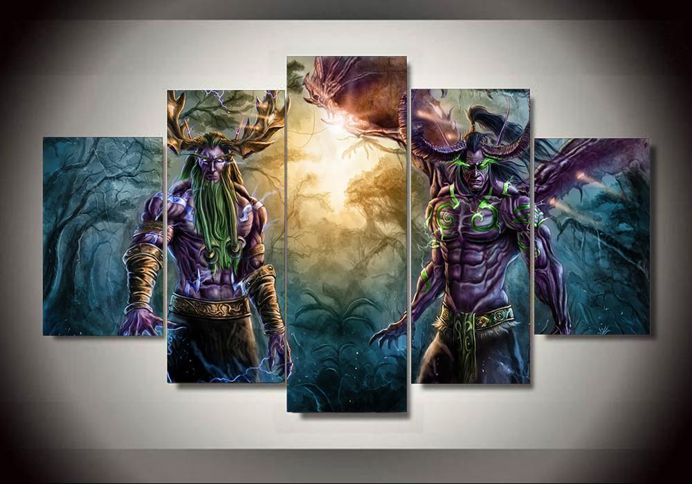 World Of Warcraft Gaming Canvas Wall Art