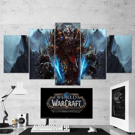 World Of Warcraft Genn Greymane – Gaming Canvas Wall Art