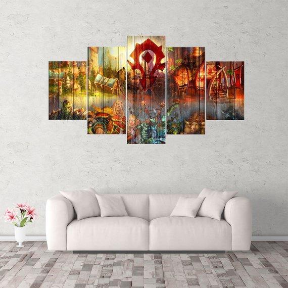 World Of Warcraft Horde 1 – Gaming Canvas Wall Art