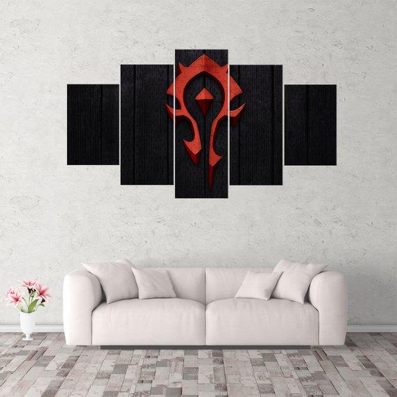 World Of Warcraft Horde 2 – Gaming Canvas Wall Art