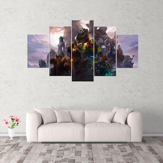 World Of Warcraft Horde 4 – Gaming Canvas Wall Art