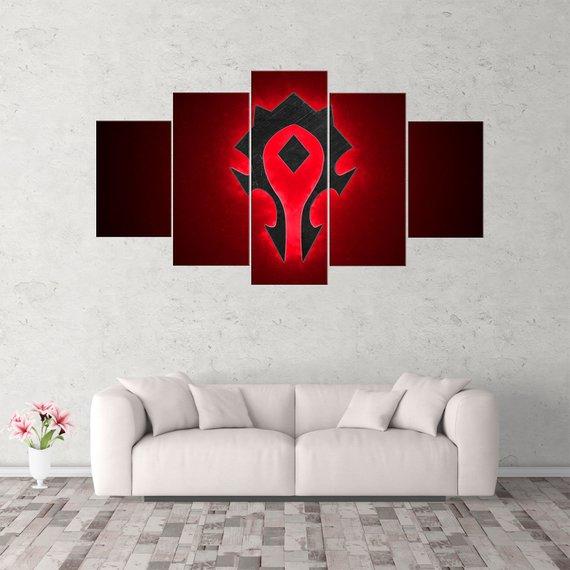 World Of Warcraft Horde 6 – Gaming Canvas Wall Art