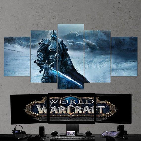 World Of Warcraft Lich King 04 – Gaming Canvas Wall Art