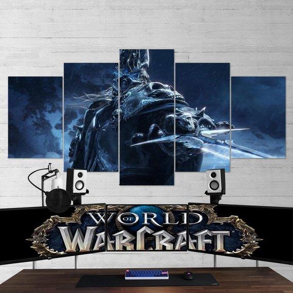 World Of Warcraft Lich King 08 – Gaming Canvas Wall Art