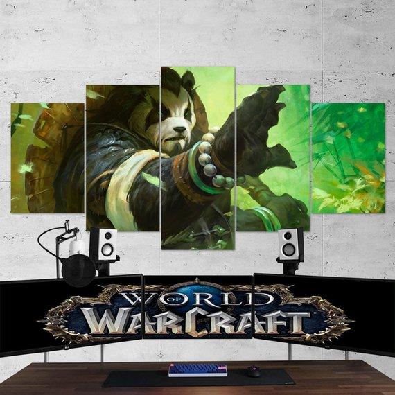 World Of Warcraft Panderan 03 – Gaming Canvas Wall Art