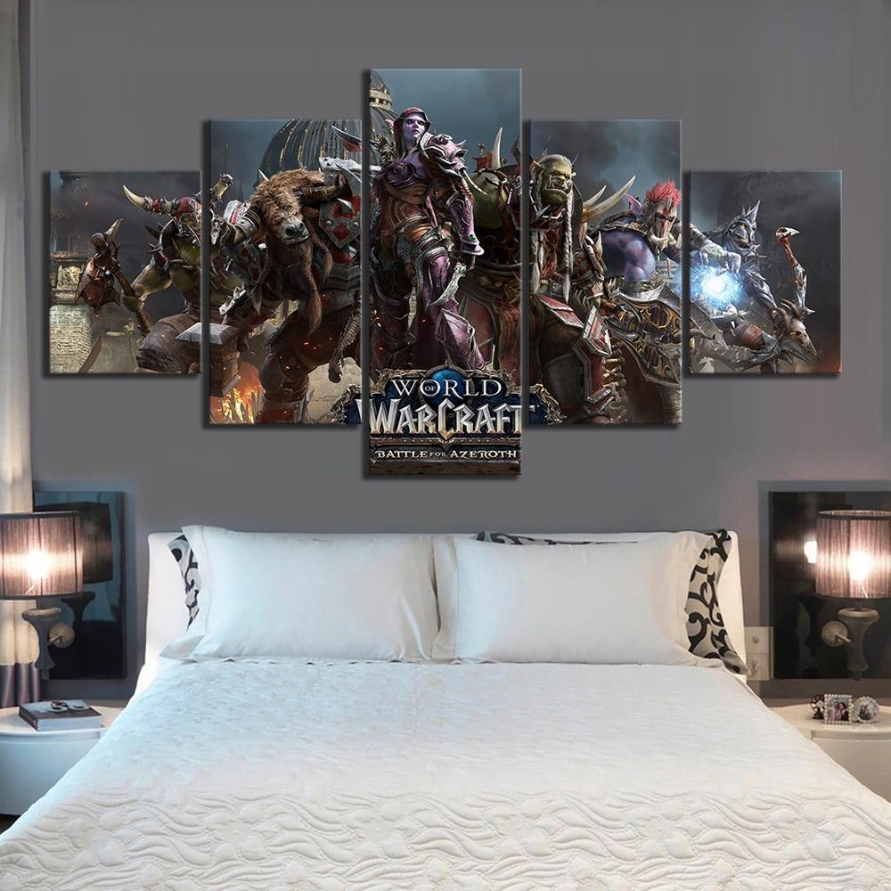World Of Warcraft Poster 3 World Of Warcraft Gaming – Canvas Wall Art