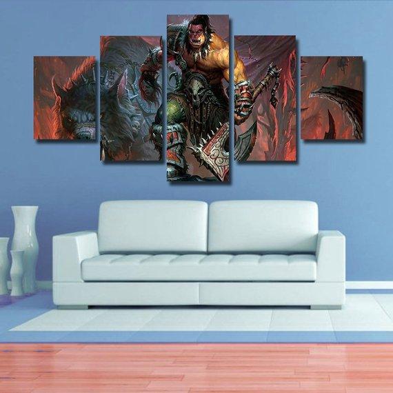 Wow 01 – Gaming Canvas Wall Art