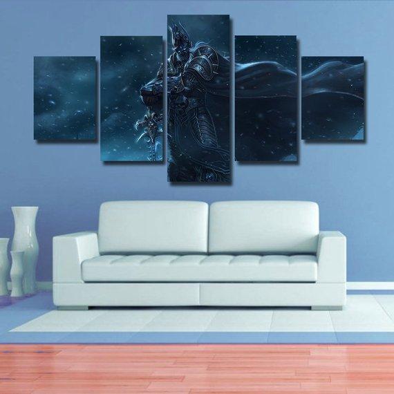 Wrath Of The Lich King – Gaming Canvas Wall Art