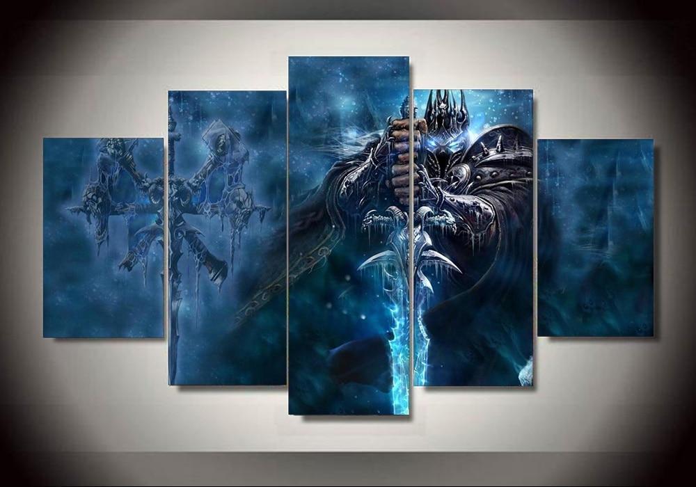 Wrath Of The Lich King World Of Warcraft Gaming – Canvas Wall Art