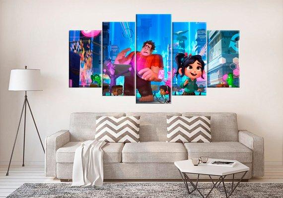 Wreck It Ralph Large – Cartoon Canvas Wall Art
