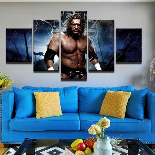 Wrestling Hhh – Movie Canvas Wall Art