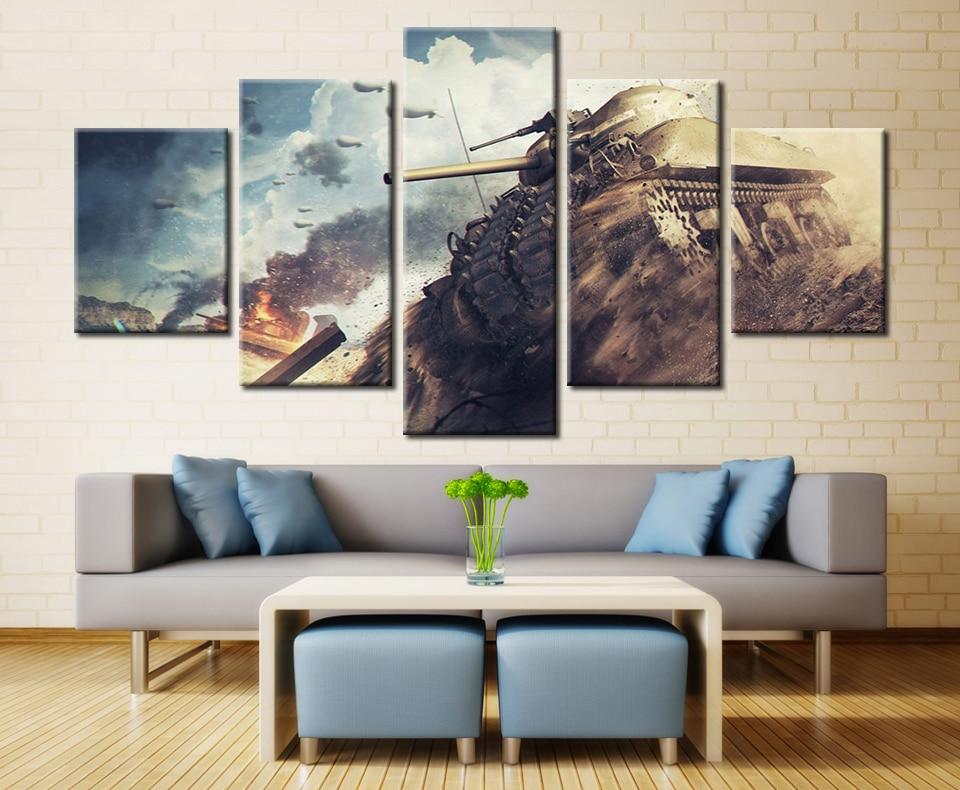 Wwii Road Honor World Tanks Wargaming June – Gaming Canvas Wall Art