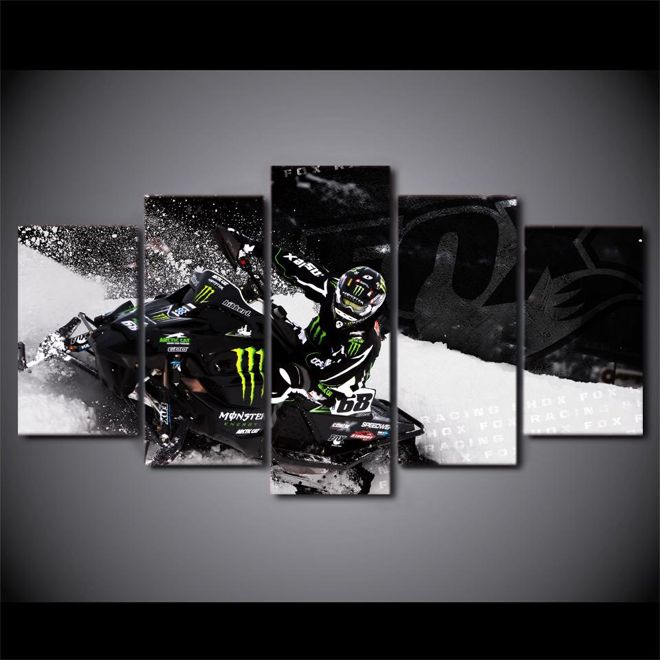 X Games Snowmobile Race – Automative Canvas Wall Art
