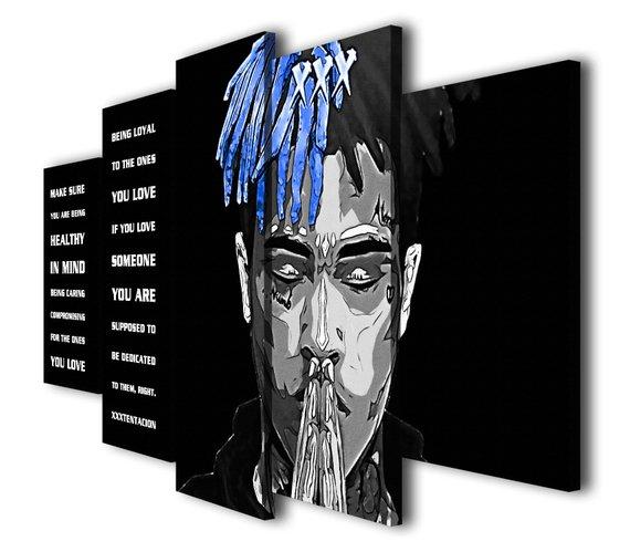 Xxxtentacion Quotes Custom Abstract Canvas Wall Art