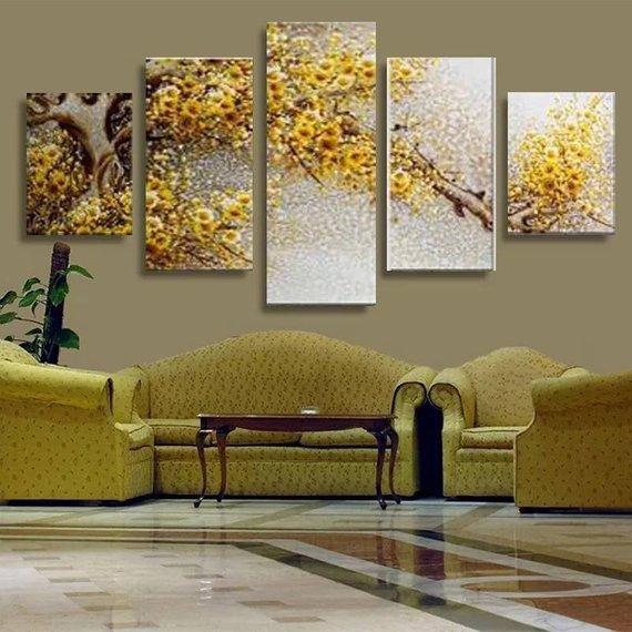 Yellow Flower Floral 1 – Nature Canvas Wall Art