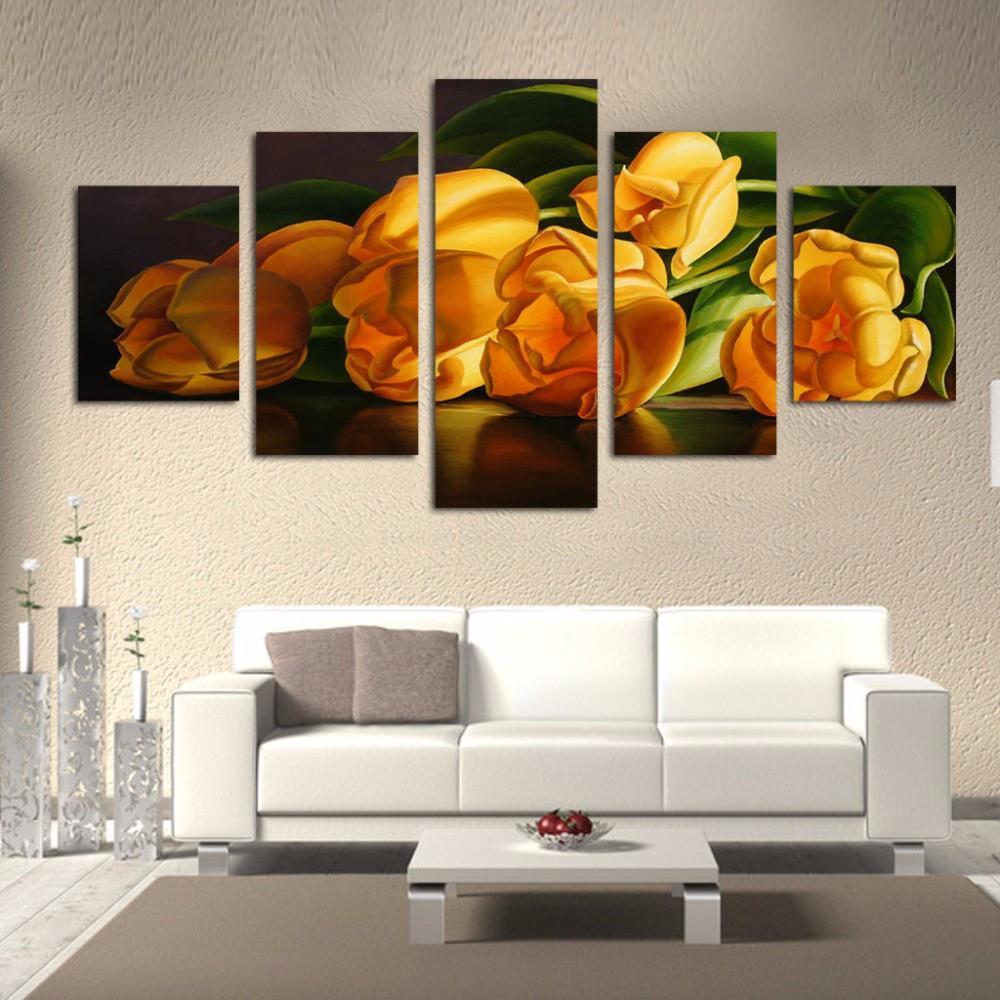 Yellow Flowers For Mom – Nature Canvas Wall Art