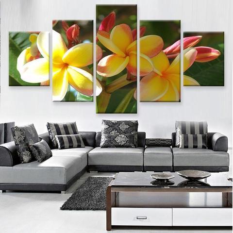 Yellow Flowers – Nature Canvas Wall Art