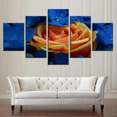 Yellow Rose – Nature Canvas Wall Art